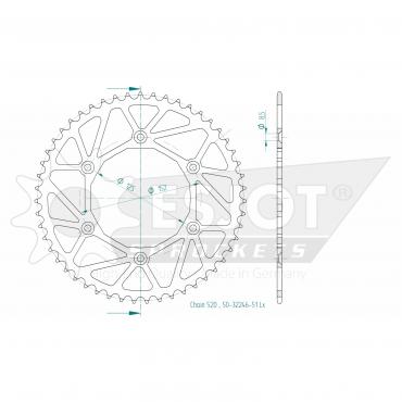 ESJOT  Sprocket 1L Z