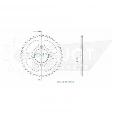 ESJOT  Sprocket 40 Z