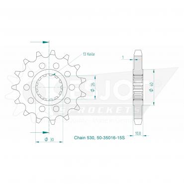 ESJOT Front Sprocket 15S Z