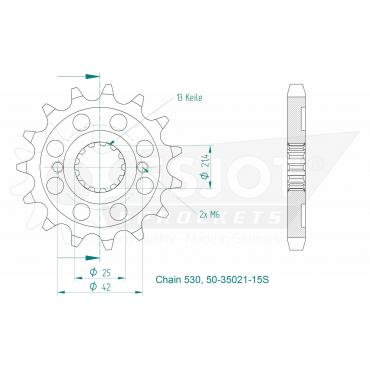 ESJOT Front Sprocket 15S Z