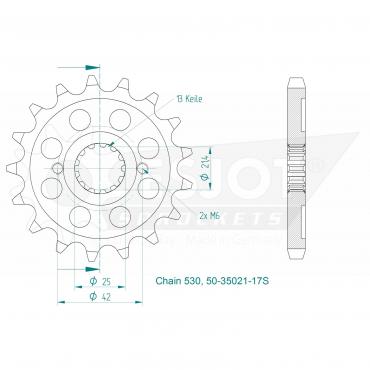 ESJOT Front Sprocket 17S Z