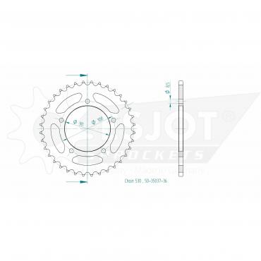 ESJOT  Sprocket 36 Z
