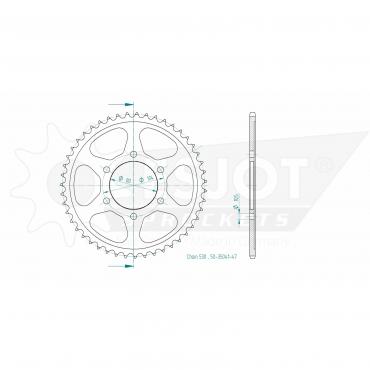 ESJOT  Sprocket 47 Z