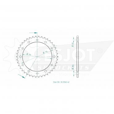 ESJOT  Sprocket 42 Z
