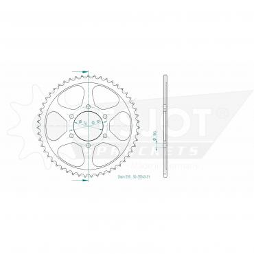 ESJOT  Sprocket 51 Z