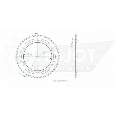ESJOT  Sprocket 46 Z