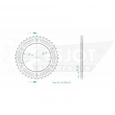 ESJOT  Sprocket 39 Z