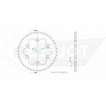 ESJOT  Sprocket 40 Z