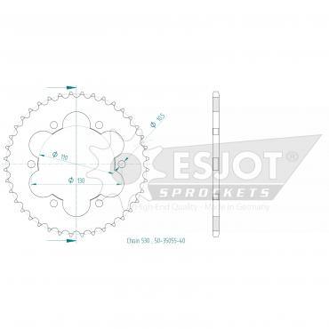 ESJOT  Sprocket 40 Z