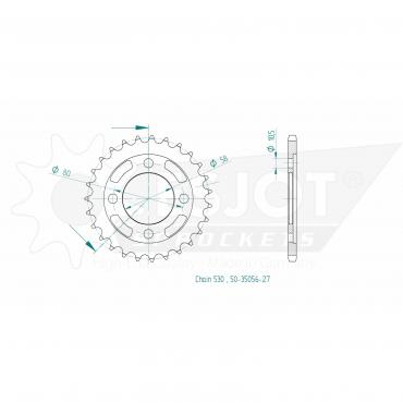 ESJOT  Sprocket 27 Z