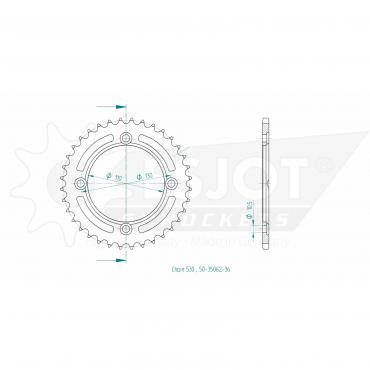 ESJOT  Sprocket 36 Z