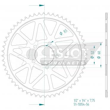 ESJOT  Alu-Sprocket BP Z