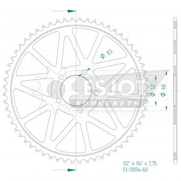 ESJOT  Alu-Sprocket BP Z