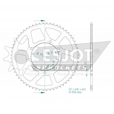 ESJOT  Alu-Sprocket BP Z