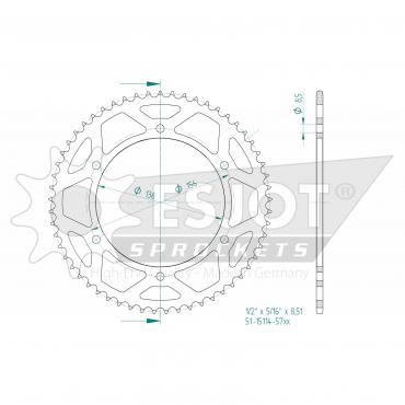 ESJOT  Alu-Sprocket BP Z