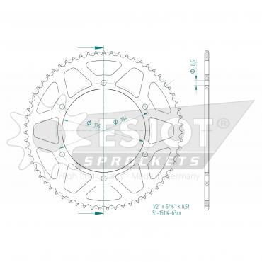 ESJOT  Alu-Sprocket BP Z