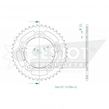 ESJOT  Alu-Sprocket 42 Z
