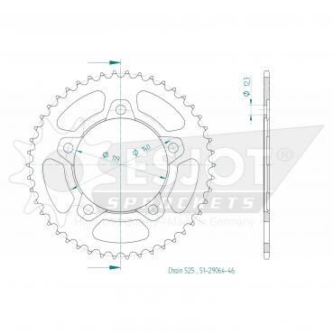 ESJOT  Alu-Sprocket 46 Z