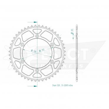 ESJOT  Alu-Sprocket 48 Z