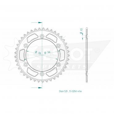 ESJOT  Alu-Sprocket 41 Z