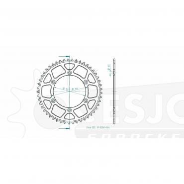 ESJOT  Alu-Sprocket 49 Z