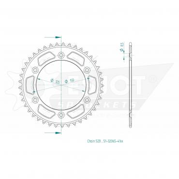 ESJOT  Alu-Sprocket 41 Z