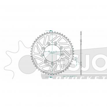 ESJOT  Alu-Sprocket 51 Z