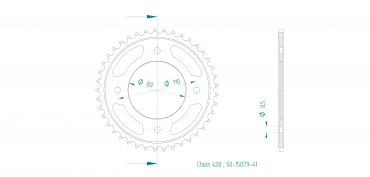 ESJOT Sprocket steel 41 Z