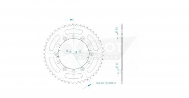 ESJOT Sprocket steel 49 Z