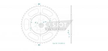 ESJOT Sprocket steel 52 Z