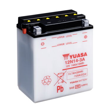 YUASA 12N14-3A 12V/14Ah