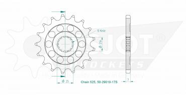 ESJOT Ritzel 17 Z S