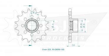 ESJOT Ritzel 16 Z S