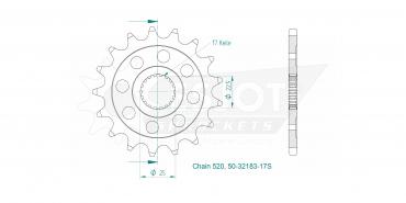 ESJOT Ritzel 17 Z S