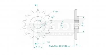 ESJOT Ritzel 14 Z