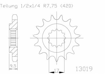 ESJOT Ritzel(420) 14 Z