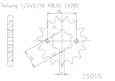 ESJOT Ritzel 16 Z