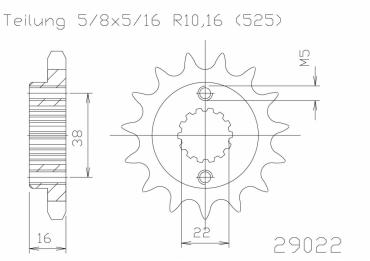 ESJOT Ritzel 15 Z