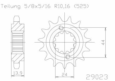 ESJOT Ritzel 17 Z