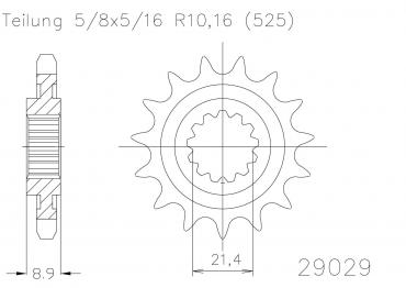 ESJOT Ritzel 16 Z