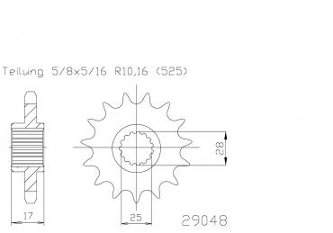 ESJOT Ritzel 15 Z