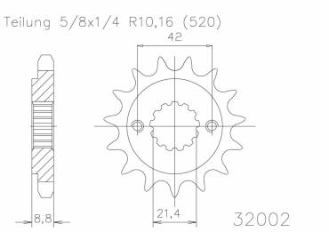 ESJOT Ritzel 17 Z