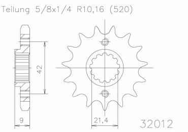 ESJOT Ritzel 15 Z