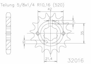 ESJOT Ritzel 15 Z