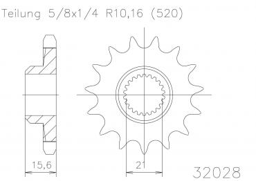 ESJOT Ritzel 14 Z