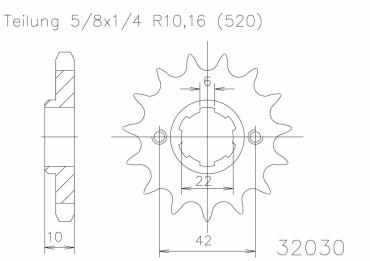 ESJOT Ritzel 15 Z