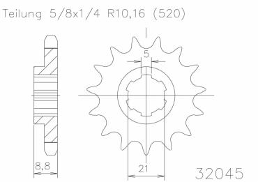 ESJOT Ritzel 14 Z