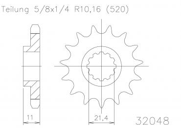 ESJOT Ritzel 14 Z