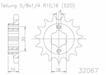 ESJOT Ritzel 14 Z