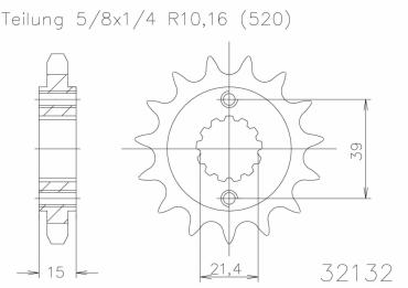 ESJOT Ritzel 14 Z